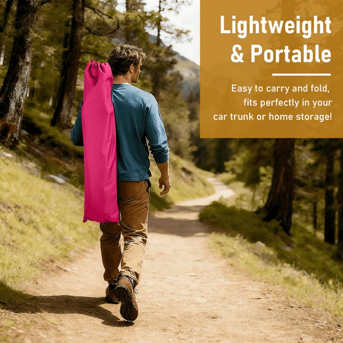 Alvantor Single Folding Camping Cot for Adults, 74 x 28 x 18 in, Aluminum Frame, Oxford Fabric, Carry Bag, Pink