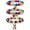 3, variant on Autism Bracelets Set 3Pcs Colorful Puzzle Heart Ribbon Charms Beaded Stretchy, Crystal, Style B6441