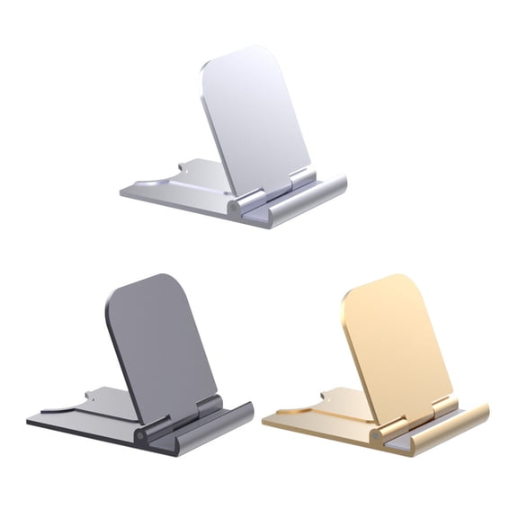 OULII 2-Pack Adjustable Desktop Phone and Tablet Holder Stand with 360° Rotation for Hands-Free Viewing and Easy Access