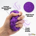 thumbnail image 4 of Squishy Purple Grape,Stress Relief Sensory Fidget, Soft & Tacky Squeeze for Adults, Relaxing Decompression Sensory Gifts, 4 of 6