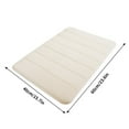 thumbnail image 3 of Home Decor RenXiang Bathroom Rugs Mat Absorbent Soft Memory Foam Mat Bath Bathroom Bedroom Floor Shower Rug Decor White, 3 of 3