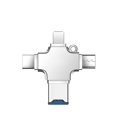 thumbnail image 1 of Lector de tarjetas OTG cuatro en uno para adaptador Apple, teléfono Android, tarjeta TF, lector de tarjetas tipo C de disco U, 1 of 1