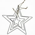 thumbnail image 5 of Star Wreath Frame Metal Wire Macrame Frame Pentagram Shaped Wreath Rings Floral Wreath Crafts Hoops for Thanksgiving Christmas New Year Wedding 1 Pcs, 5 of 5