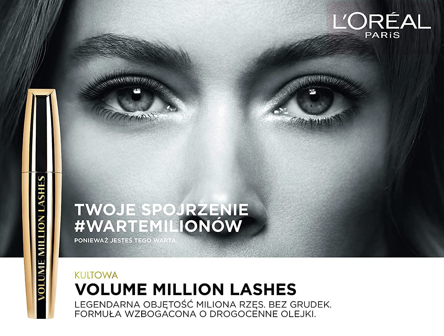 brugt Frigøre Trænge ind Loreal Paris Paris Volume Million Lashes So Couture Mascara, Black -  Walmart.com