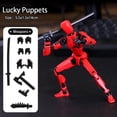 thumbnail image 2 of 2025 New Assembly Completed-Titan 13 Action Figure,Dummy Robot 13 Action Figures Set,3D Printed Multi-Jointed Action Figures,Nova 13 Action Figure for Collectors Desktop Decorations (Red), 2 of 13