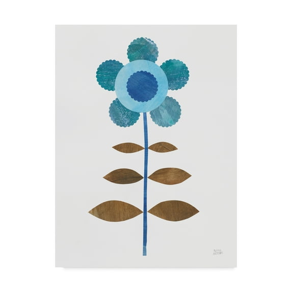 Trademark Fine Art 'Retro Blooms IV' Canvas Art by Melissa Averinos