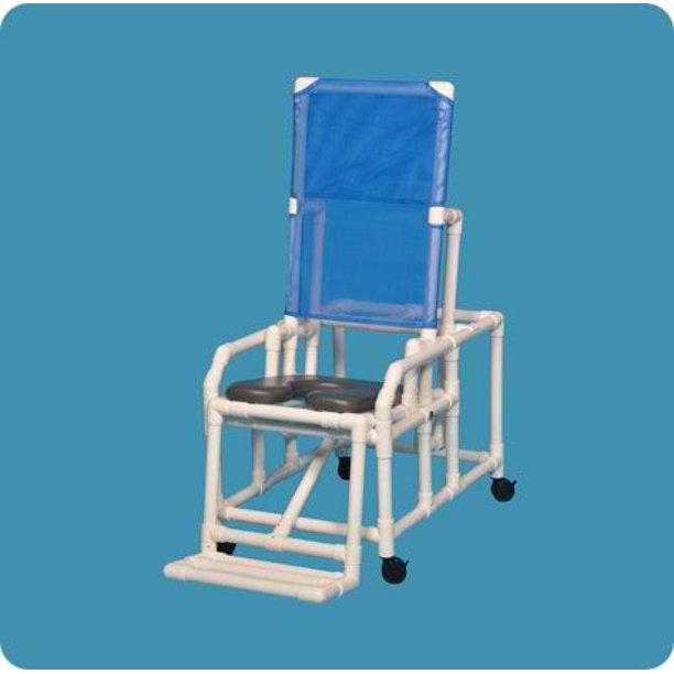 2 Position EasyTilt Shower Chair VLTSC001WM White Mesh Backrest