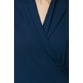 thumbnail image 3 of Long Sleeve Cotton Wrap Top, 3 of 3