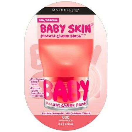 Myb Bb Skin Inst Ch Flsh Size .16 O Maybelline Baby Skin Instant Cheek Flush 30 Pop Of Peach .16oz,Pack of 2, Quality face blushes By Maybelline New