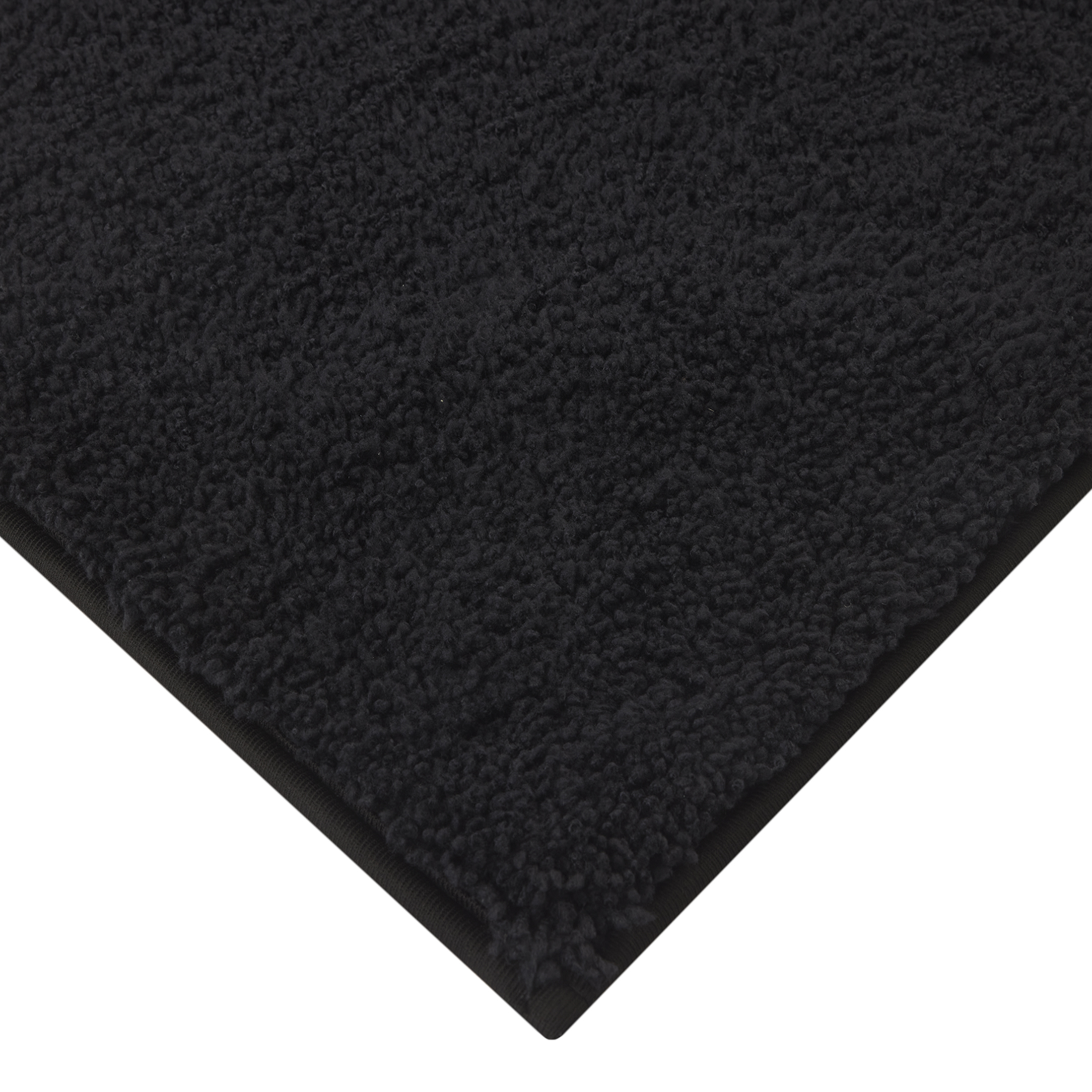 Mainstays Performance Bath Rug, Black, 20" x 34" photo 6