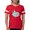 Red, variant on CafePress - Shark Birthday T Shirt - Womens Football Shirt