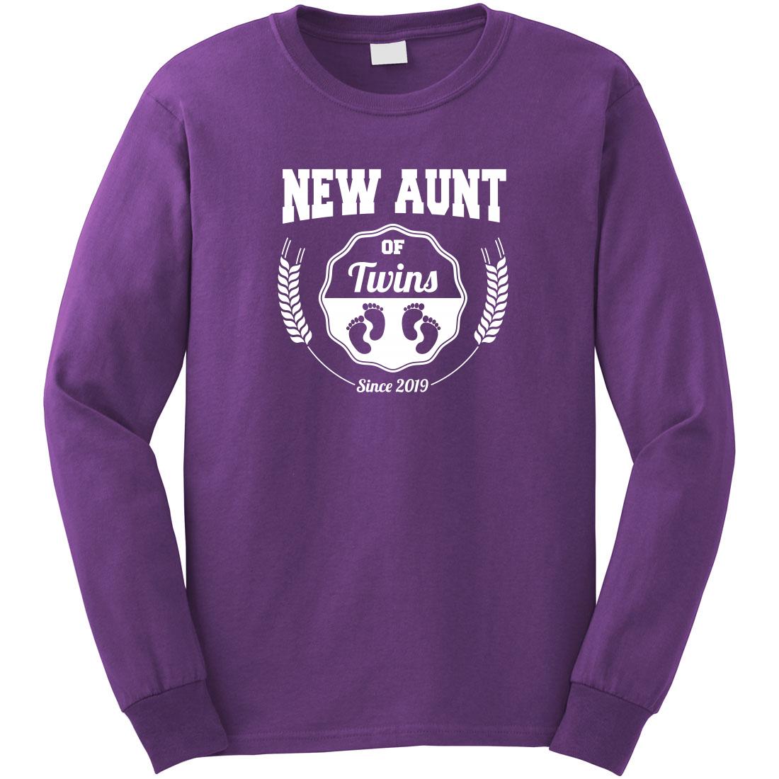 aunt of twins shirts