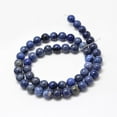 thumbnail image 3 of Natural Grade AA Dumortierite Quartz Round Bead Strands 4mm Hole: 1mm about 90pcs/strand 15.7 inch DIY, 3 of 6
