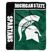Michigan State NCAA Spartans 50x60 School Spirit Royal Plush Raschel Throw Blanket