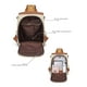 thumbnail image 3 of Mochila Telena de piel sintética antirrobo para mujer, 3 of 6