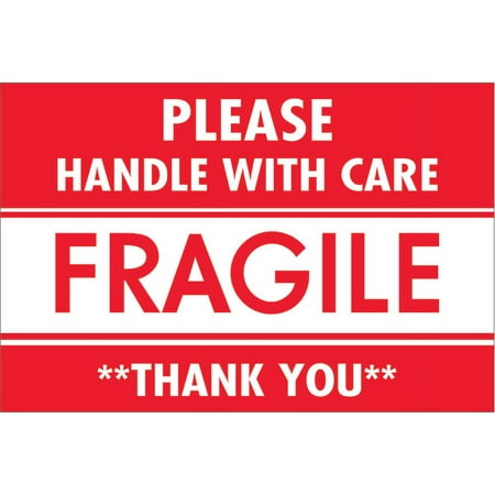 UPC 848109012056 product image for Tape Logic DL2157 2 x 3 in. - Fragile - Handle with Care Labels  Red & White -  | upcitemdb.com