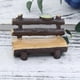 thumbnail image 3 of Stylish Simulated Resin Stool Chair Miniature Landscape Decors Cartoon Bench Shape Plant Ornaments for Doll House Supplies, 3 of 3