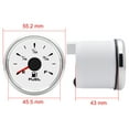 thumbnail image 4 of Geloo Marine Fuel Level Gauge 240-33 Ohm 0-190 Ohm Adjustable Fuel Gauge for Car Boat Universal, 4 of 10