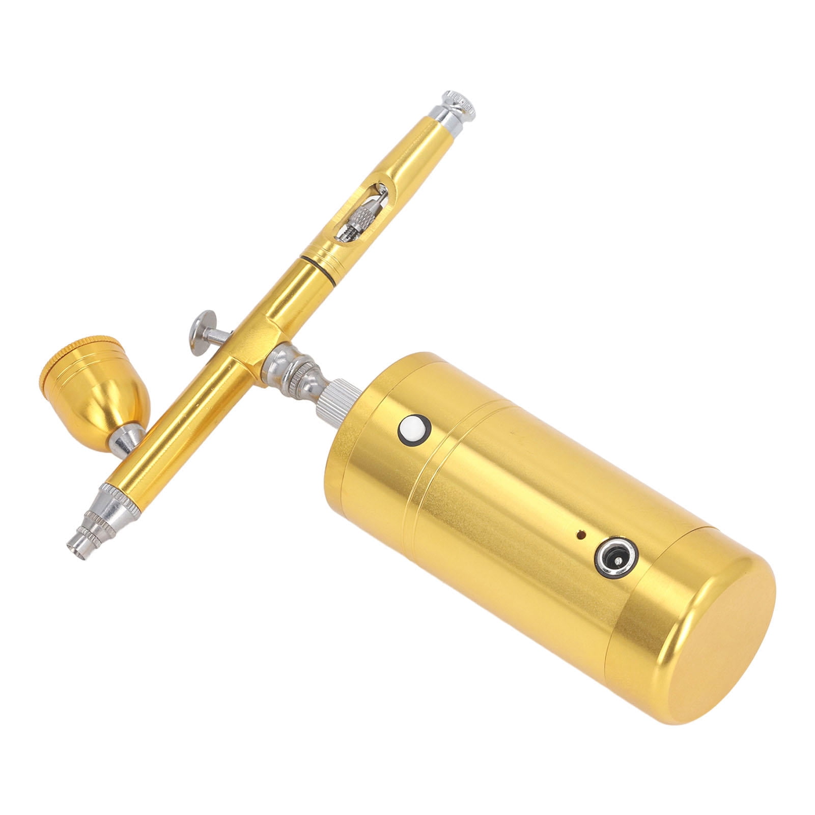 YAHHU Portable Mini Airbrush Kit – 8‑9 PSI Adjustable Flow, 7‑7.5 LPM, Rechargeable 700 mAh Battery, Lightweight Aluminum, Ideal for Models, Nails, Art & Cake Decorating