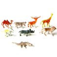 thumbnail image 4 of 8PCS Plastic Zoo Animal Figure Tiger Leopard Hippo Giraffe Kids Animal Toys Gift, 4 of 5