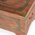 thumbnail image 3 of Butler Specialty Company Nador Wood Storage Trunk Coffee Table In Pink, 3 of 8