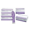Haylard Health Professional 55082 PURPLE NITRILE Exam Gloves, 242 mm Length, Medium, Purple (Box of 100)