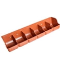 thumbnail image 2 of Comedero para lechones, comedero para ovejas, organizador multiusos, ranura de alimentación, bandeja de alimentación para cabras, caballos, ovejas y Marrón rojizo, 2 of 8