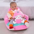 thumbnail image 4 of Asiento de sofá pequeño para niños, asiento de aprendizaje de dibujos animados para bebés, juguete de peluche, asiento de seguridad para bebés, regalo de cumpleaños, 4 of 6