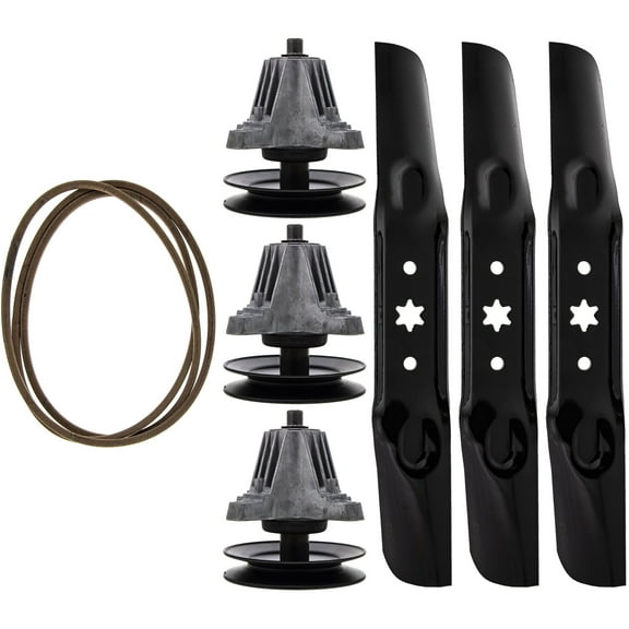 CUB CADET Blade Spindle Belt Kit 942-05052A 918-06981 954-04077A XT1-LT50 XT2