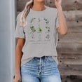 thumbnail image 2 of WEIWEN Fruit of The Spirit Christian Shirts for Women Trendy 2026 Basic Tees Short Sleeve Summer Tops Dressy Casual Inspirational Religious Botanical Tshirts Grey, M, 2 of 6