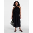 thumbnail image 2 of Time and Tru Women's Textured Halter Top, Sizes XS-XXXL, 2 of 6