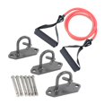 thumbnail image 4 of 3 ganchos de pared para bandas de resistencia, ahorran espacio, con 6 tornillos. Banda roja, 4 of 8