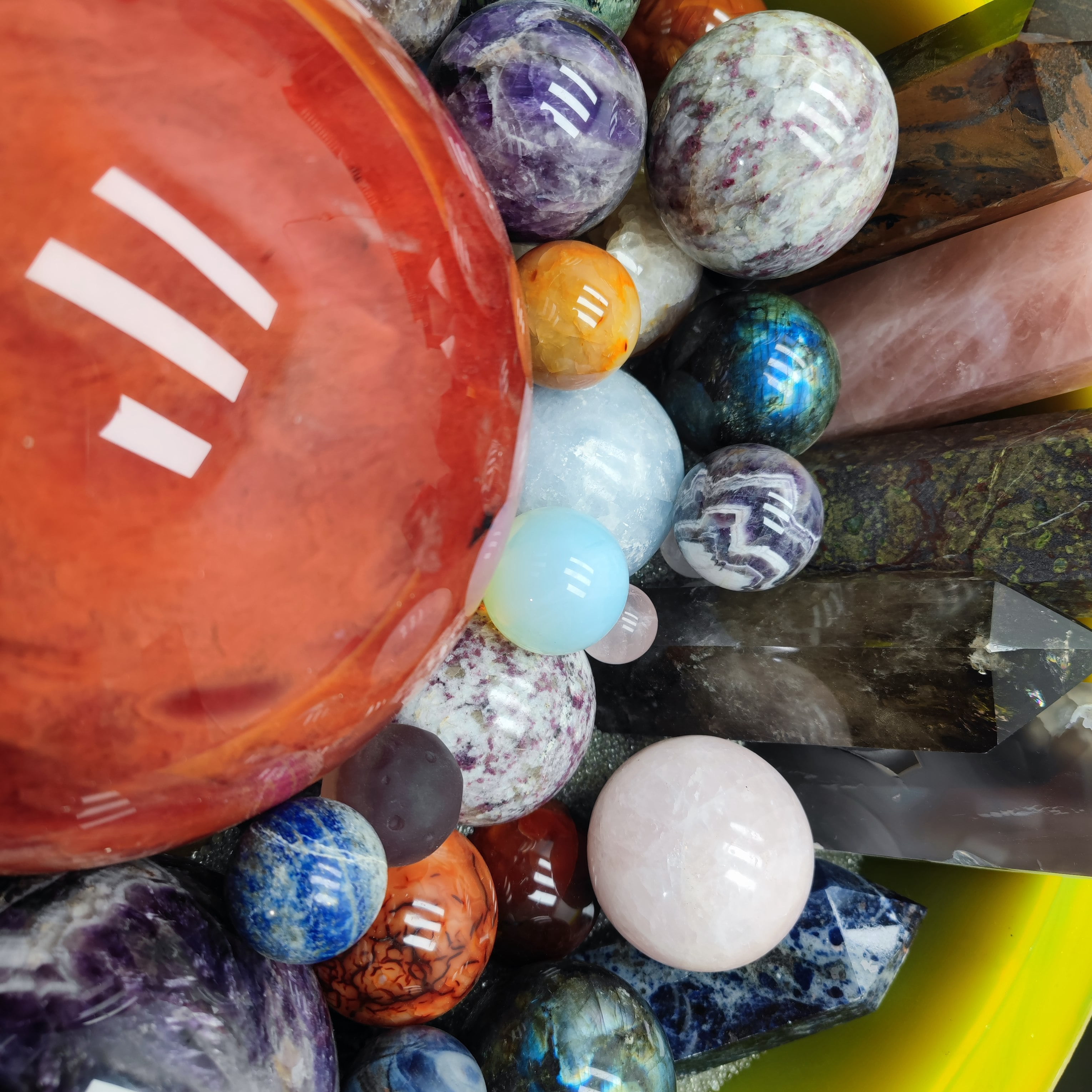 Healing Crystal Mystery Stone Bag Lucky Gemstone Witchy Crystals Scoops Crystal Jewelry High Quality Mindfulness box Home decor gift