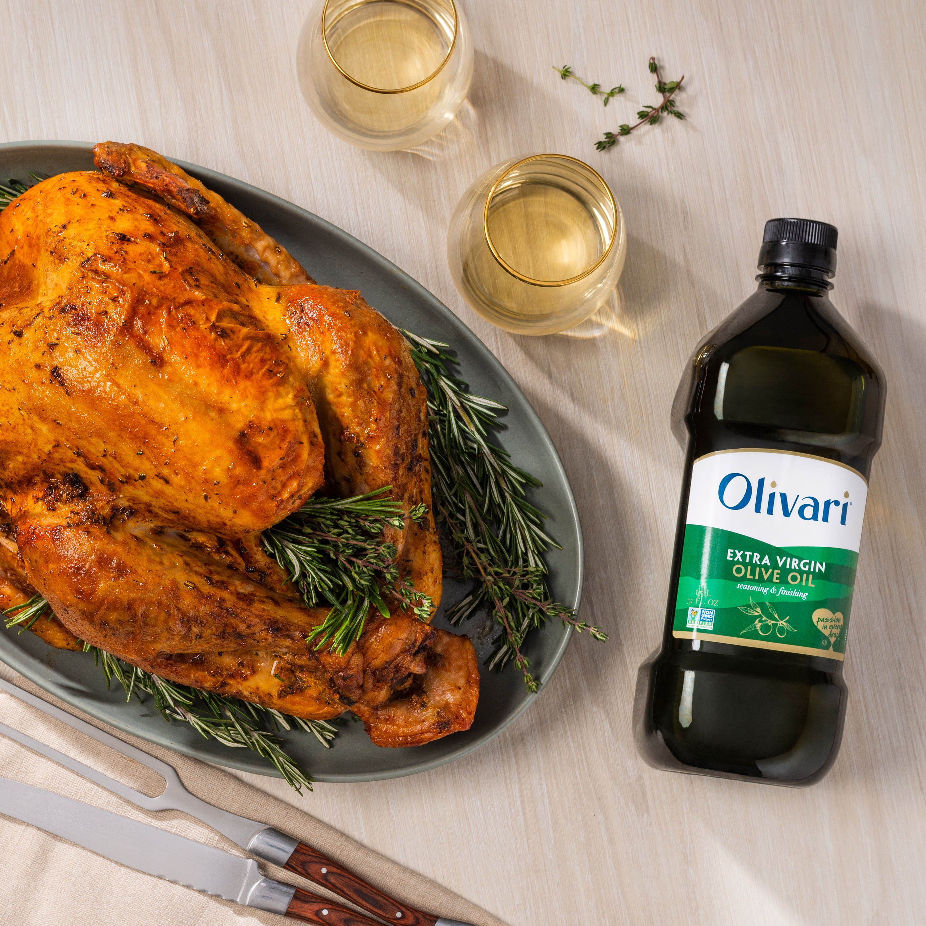 (3 pack) Olivari Extra Virgin Olive Oil, 51 fl oz Plastic Bottle