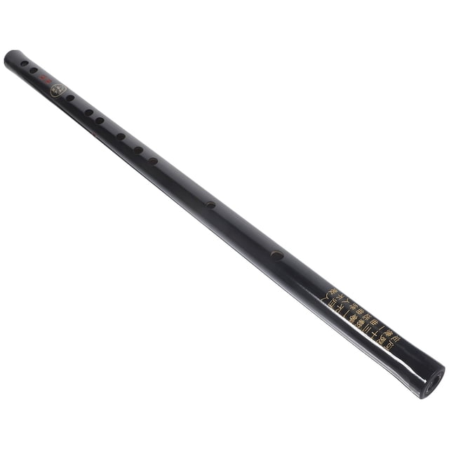 Minkissy 1Pcs Durable Smooth Surface Black Flute for Music Practice and Performance by Beginners and Students