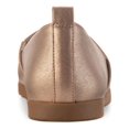 thumbnail image 3 of STYLE & COMPANY Womens Gold Metallic 1/2" Platform Pull Tab Padded Goring Nouraa Round Toe Platform Slip On Flats Shoes 6.5 M, 3 of 5