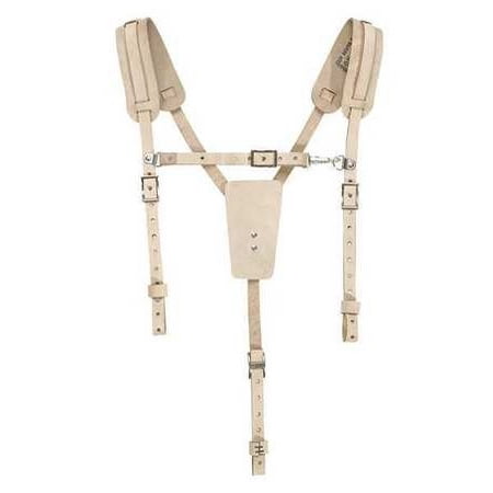 Floral Leather Suspenders - Leather Suspenders