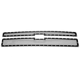 thumbnail image 2 of APS Compatible with Chevy Silverado 1500 2014-2015 Main Upper Stainless Steel Black Mesh Rivet Studs Front Grill Grille Insert CL5950H, 2 of 4