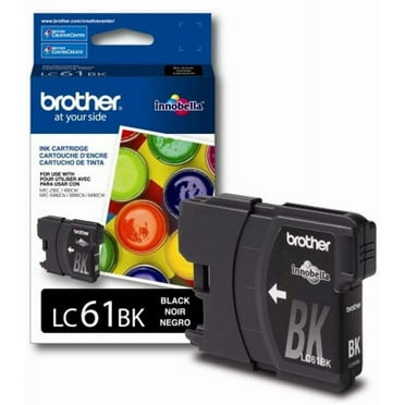 Genuine Brother LC61BK (LC-61BK) Black OEM Genuine Inkjet/Ink