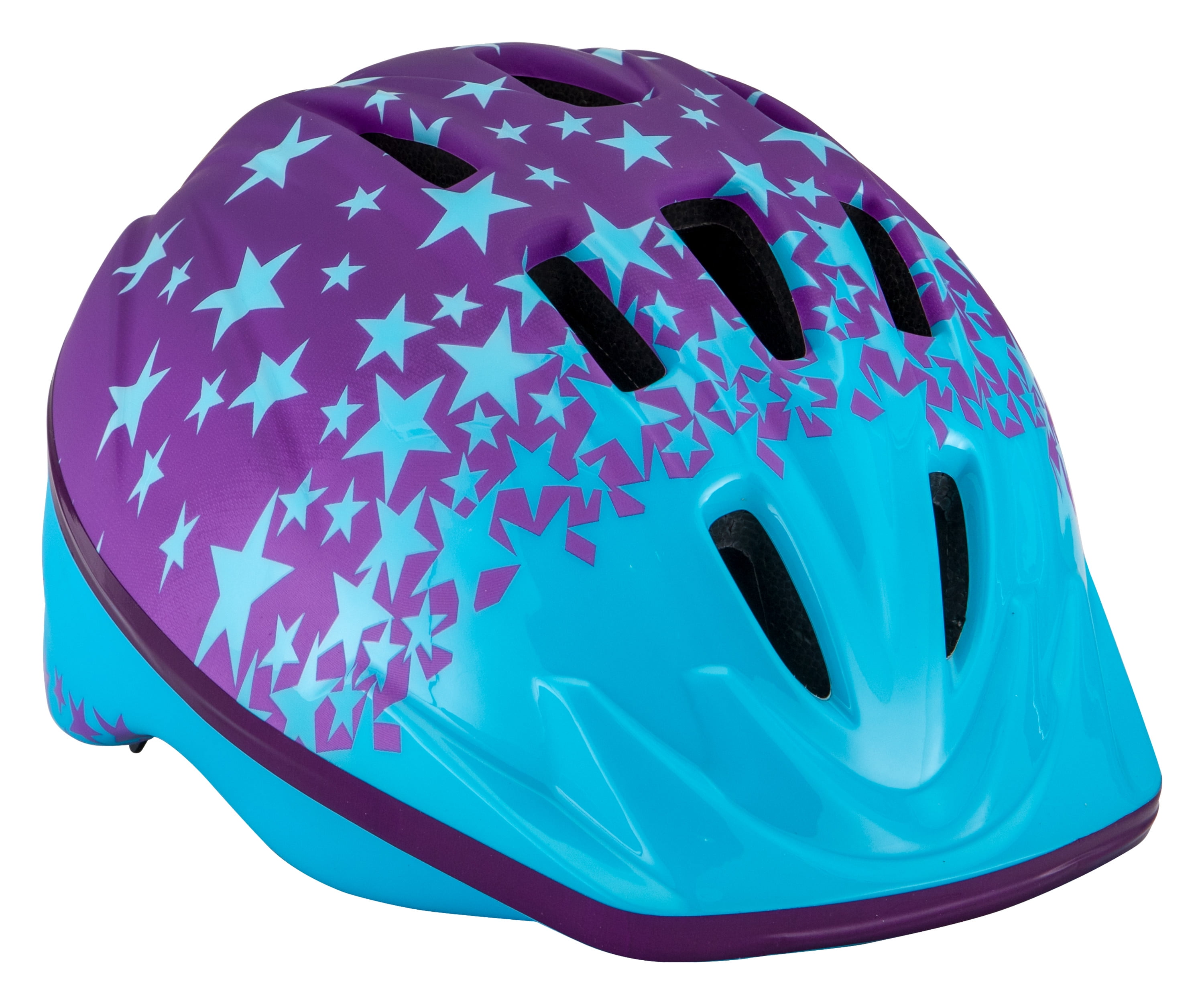purple kids bike helmet