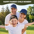 thumbnail image 6 of Zando Toddler Baseball Hat for Boys 3-8 Years Adjustable Baby Baseball Cap for Summer Sun Protection Black, 6 of 7
