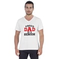 thumbnail image 1 of Inkmeso Mens Gradution Tee Shirt Proud Dad Of A Senior€ Graphic Print Tshirt For Daddy Gift, 1 of 7