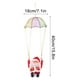 thumbnail image 3 of Adorno Navideño de Papá Noel con Forma de Paracaídas, Muñeco de Nieve, 18 Cm, para Colgar, Funciona con Pilas, Figura Navideña | Decoración Navideña para El Hogar, Regalo Festivo, 3 of 6