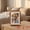 Wood Red, variant on Unique Bargains Rounded Edge Minimalist Plastic Photo Frame Walnut Wood Color 4" x 6"