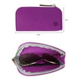 thumbnail image 4 of [5 PACK], JAVOedge Soft Zipper Felt Adult Reading Eyeglasses Storage Case for Men or Women with Microfiber Cloth, 4 of 7