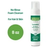 Medline Remedy Clinical No-Rinse Foam Cleanser, Vanilla Scent, 8 oz.