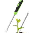 thumbnail image 2 of 1 pieza, herramienta extractora de malas hierbas de diente de león, arrancador de raíces para aflojar, herramientas de acero inoxidable para jardinería, 32,5 CM, 2 of 5