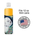 thumbnail image 4 of Carolines Treasures 7225MUK Bichon Frise Ultra Hugger for slim cans Slim Can multicolor, 4 of 6