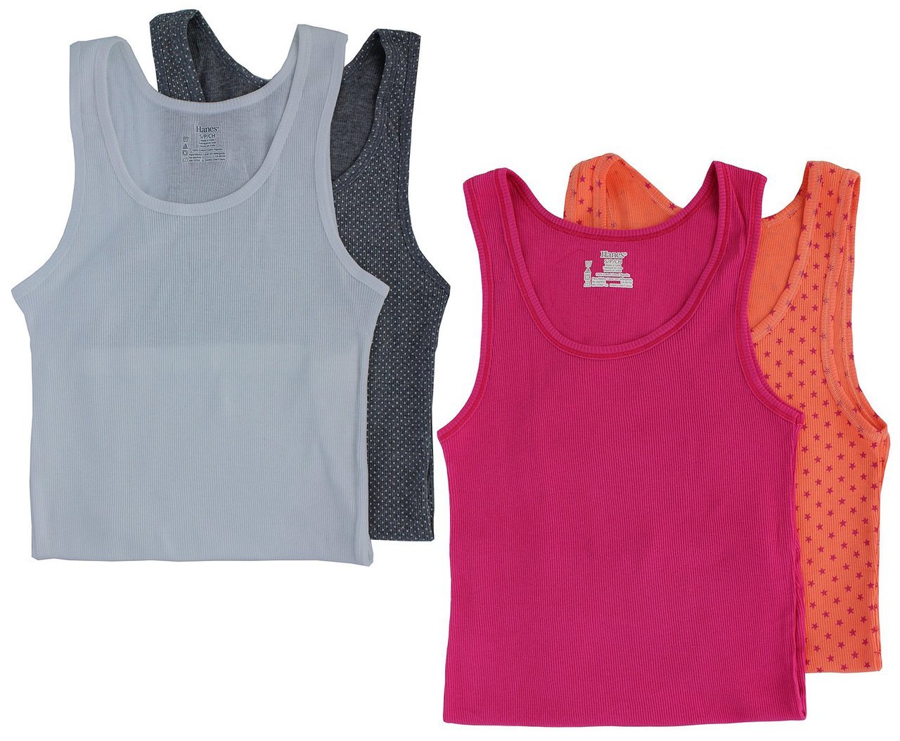 Hanes Ultimate Womens Sleeveless Cotton Tank Top (Small)