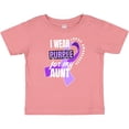 thumbnail image 3 of Inktastic I Wear Purple for My Aunt Lupus Awareness Boys or Girls Baby T-Shirt, 3 of 5